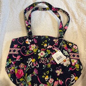 Vera Bradley Glenna Shoulder Bag in Ribbons pattern